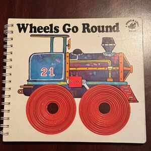 Vintage Wheels Go Round Kids Book